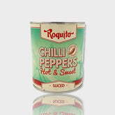 Roquito Chilli Peppers Hot & Sweet Sliced 822 Grams  Adomoo